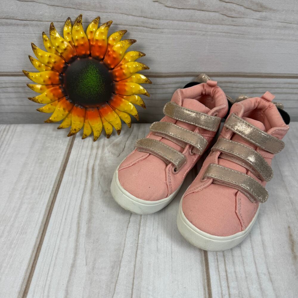 Baby Gap Disney Minnie Mouse Pink High Top Sneakers 11C